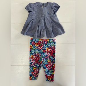 Ralph Lauren Baby Dress w/ Leggings
